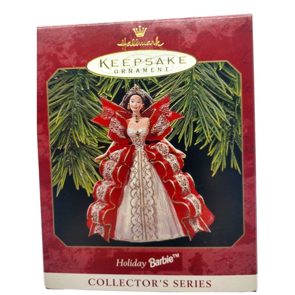 Barbie Hallmark Keepsake 1997 Christmas Ornament Red Holiday #5 Collectors Gift - Picture 3 of 16